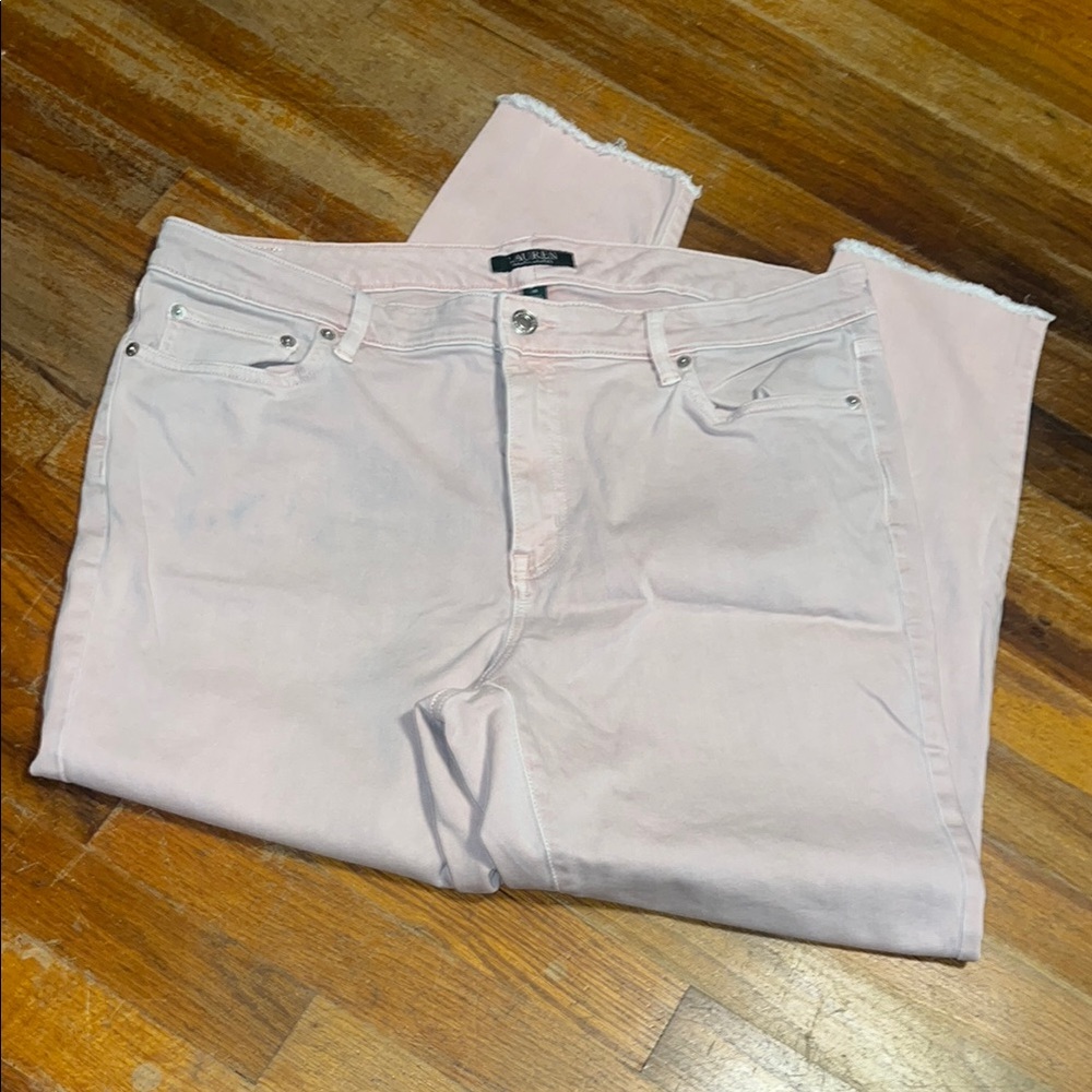 Ralph Lauren Pink Straight Pants
